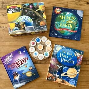 Children's Space and Science Learning Set